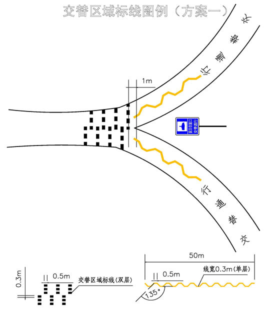 億豐拉鏈網編介紹交通部門試點拉鏈通行模式方案一