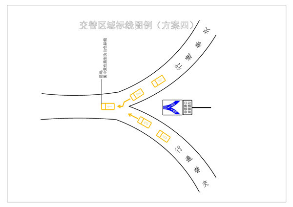 交通部門試點拉鏈通行模式二