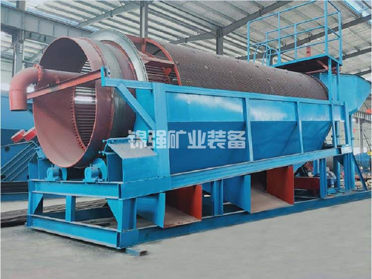 滾筒式篩砂機